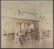 Interior Design for Café Atlashof, Vienna, c. 1911. Creator: Prutscher, Otto (1880-1949).