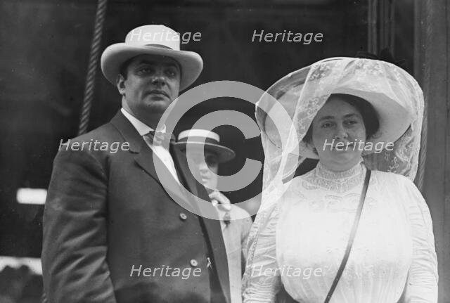 Judge Rosalsky and wife, 1912. Creator: Bain News Service.