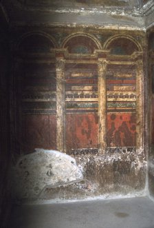 Pompeii, architectural fresco, c1st century. Artist: Unknown.