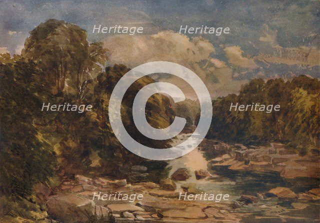 'Rokeby on the Tees', c1841. Artist: David Cox the elder.