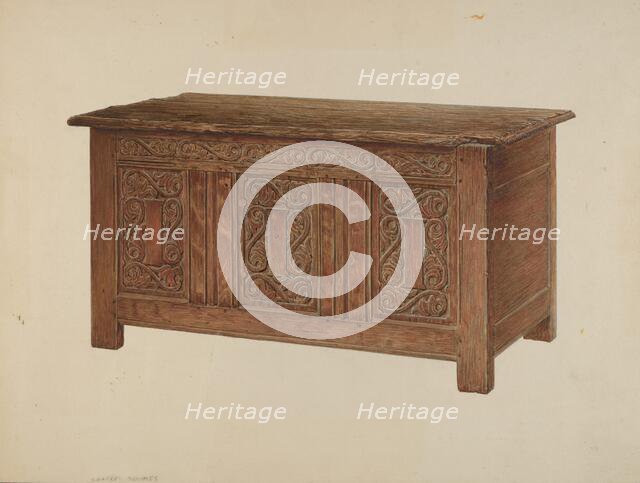 Chest, c. 1937. Creator: Charles Squires.