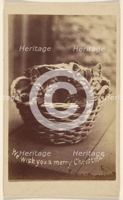 We wish you a merry Christmas., about 1865. Creator: Henry Pointer.