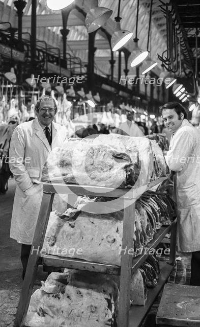 Smithfield Meat Market, City of London, January 1980. Creator: Peter Thompson.