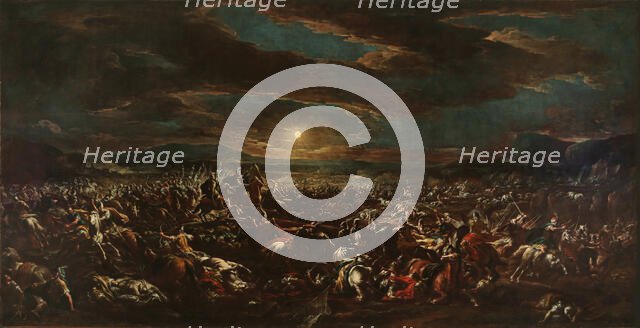 Joshua Commanding the Sun to Stand Still , 1721-1727. Creator: Spolverini (Mercanti), Ilario Giacinto (1657-1734).