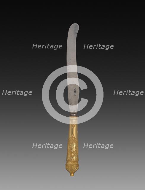 Knife, c. 1725. Creator: Unknown.