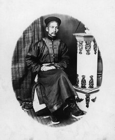 Chinese man from Aigul, 1865-1871. Creator: VV Lanin.