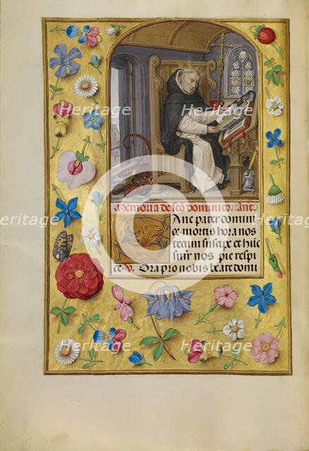 Saint Dominic; Spinola Hours, about 1510-1520. Creator: Master of James IV of Scotland.