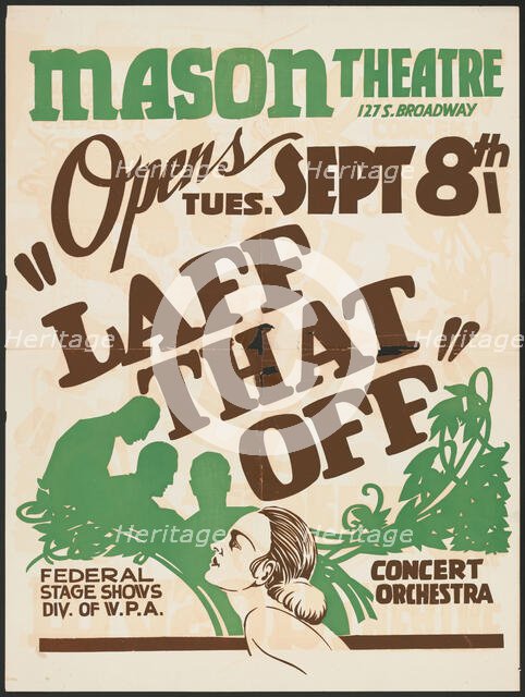 Laff That Off, Los Angeles, 1936. Creator: Unknown.