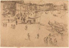 The Riva, No.II, 1880. Creator: James Abbott McNeill Whistler.