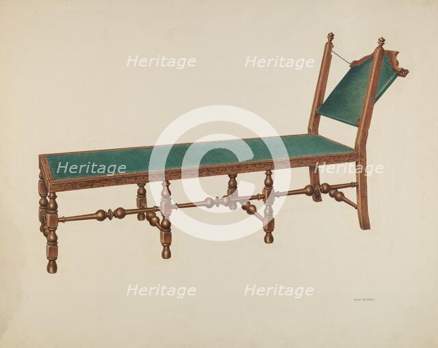 Day Bed, 1941. Creator: Harry Eisman.