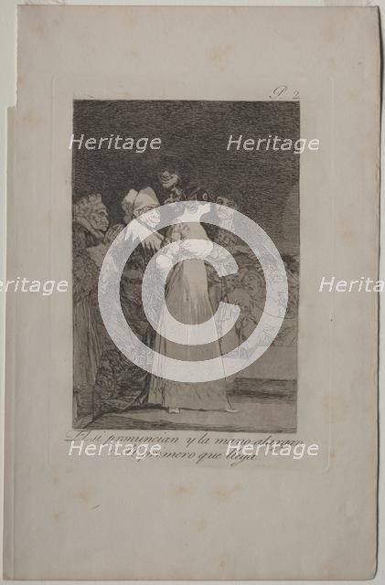 Caprichos: They Say, "Yes" and Give Their Hand to the First Comer.. Creator: Francisco de Goya (Spanish, 1746-1828).