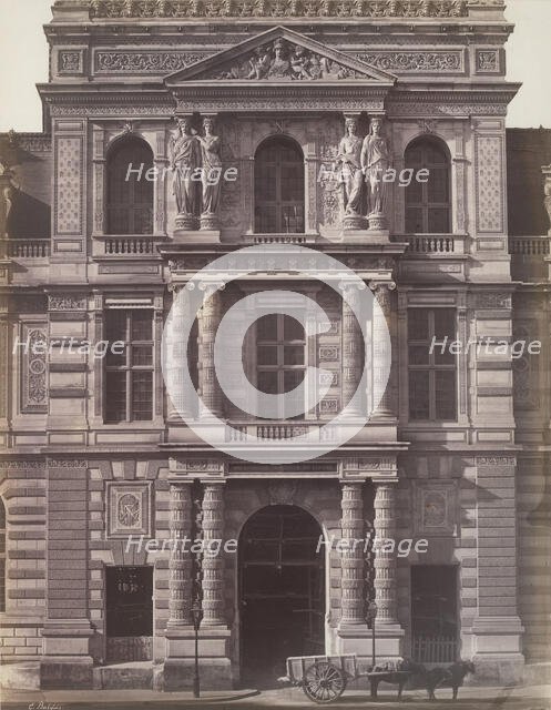 [Imperial Library of the Louvre], 1856-57. Creator: Edouard Baldus.