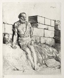 Job (First Plate). Creator: Alphonse Legros (French, 1837-1911).