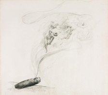 Dans la Fumé, 1800s. Creator: Jehan-Georges Vibert (French, 1840-1902).