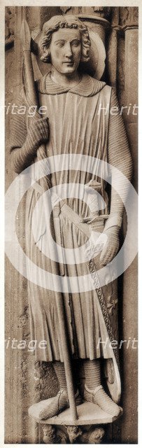 Saint Theodore, Cathedral of Chartres, France, 13th century. Artist: Unknown