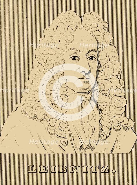 'Leibnitz', (1646-1716), 1830. Creator: Unknown.