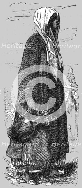 'Black Slave going to fetch Water; The Women of Turkey', 1854. Creator: Unknown.