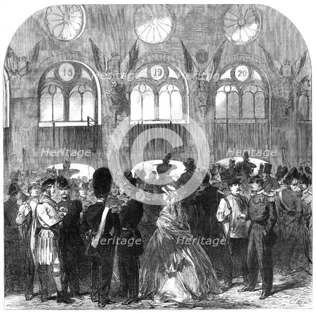 The Belgian National Rifle Association at Brussels: the firing-point, 1865. Creator: Unknown.