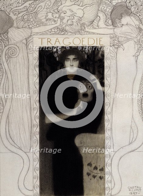 Tragedy, 1897. Artist: Klimt, Gustav (1862-1918)