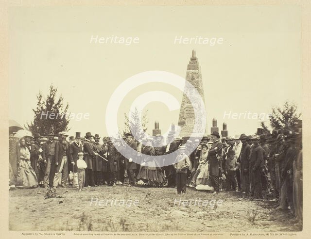Dedication of Monument on Bull Run Battle-field, June 1865. Creator: William Morris Smith.