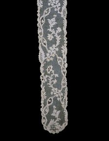 Pair of Lappets (Joined), France, 1760s. Creator: Unknown.