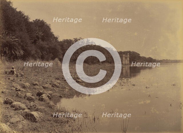 Sookh-Vilas Palace Garden, 1880-90. Creator: Lala Deen Dayal.