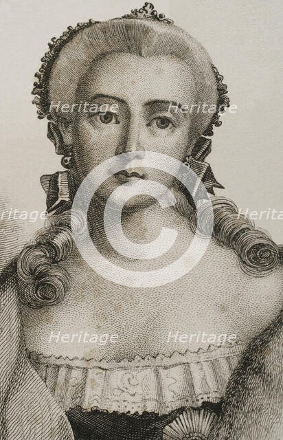 Elizabeth of Russia, 1839.  Creator: Manceau.