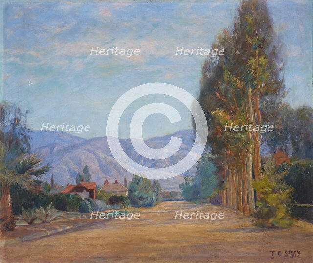 Hills Near Redlands, California, 1902. Creator: Theodore Clement Steele.