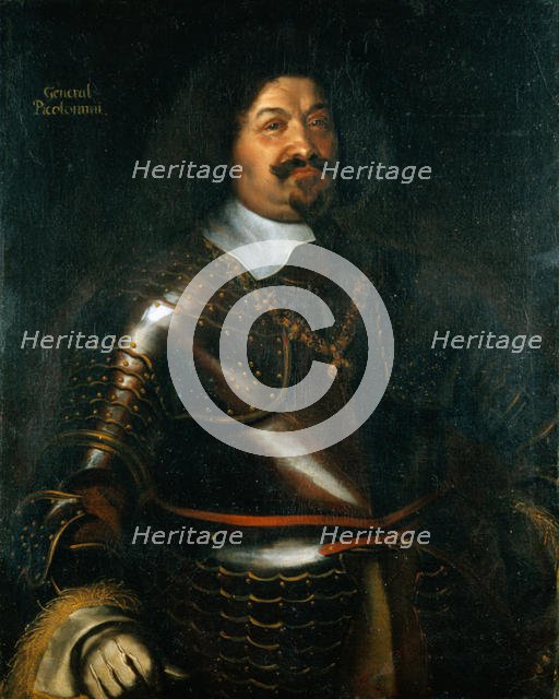 Portrait of Prince Octavio Piccolomini (1599-1656), Duke of Amalfi, 1649. Creator: Merian, Matthäus, the Younger (1621-1687).