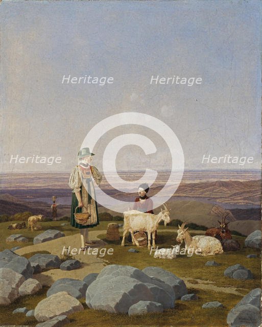 On Gaisalm. Artist: Kobell, Wilhelm, Ritter von (1766-1853)
