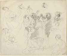 Figure Studies [recto]. Creator: Giovanni Battista Cipriani.