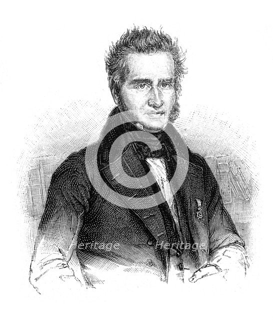 Friedrich Christoph Dahlmann, 19th century German historian and politician, (1900). Artist: Unknown