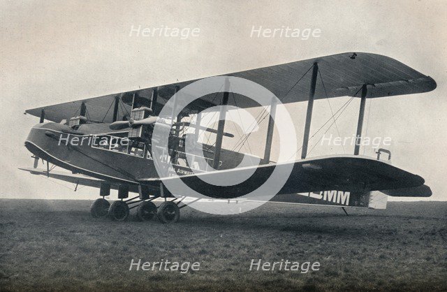 Handley-Page W.10 Passenger-carrying aeroplane operating on Imperial Airways, 1929. Artist: Unknown