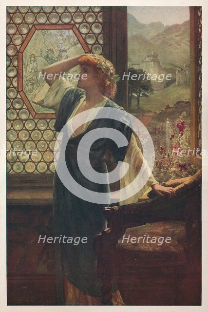 'How Long!', c1889, (1917). Artist: Herbert Gustave Schmalz.