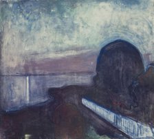 The Starry Night. Artist: Munch, Edvard (1863-1944)