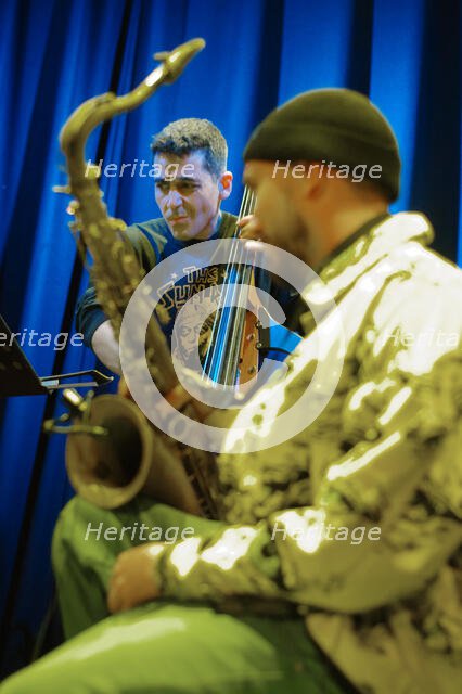 Gabriele Pribetti Quintet, Ropetackle Arts Centre, Shoreham by Sea, West Sussex, Feb 2023. Creator: Brian O'Connor.