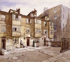 Paul's Alley, Australia Avenue, London, 1887. Artist: John Crowther