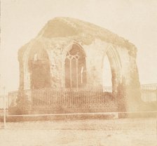 St. Andrews. Blackfriars' Chapel, 1843-47. Creators: David Octavius Hill, Robert Adamson, Hill & Adamson.
