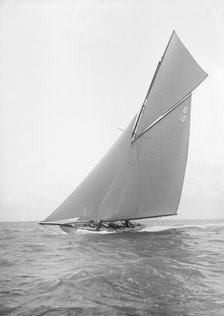 'The Lady Anne' sailing close-hauled, 1912. Creator: Kirk & Sons of Cowes.