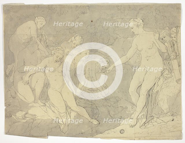 Diana and Callisto, n.d. Creator: Possibly Adriaen van der Werff Dutch, 1659-1722.