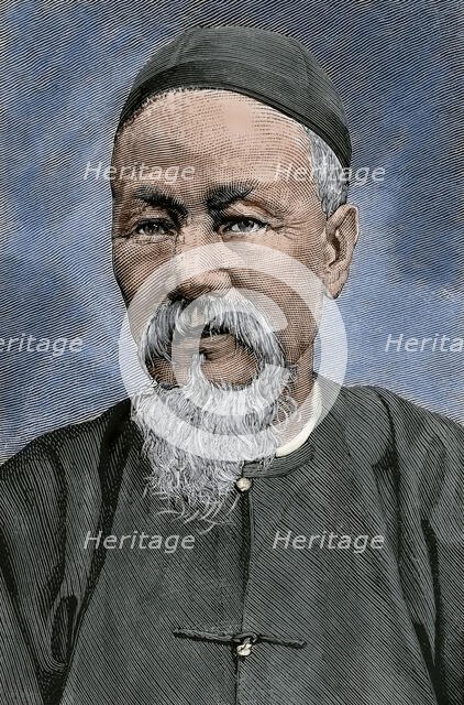 Chen Lanbin (1816-1895), First Chinese Minister to the United States during the Qing Dynasty, 1879. Creator: Unknown.