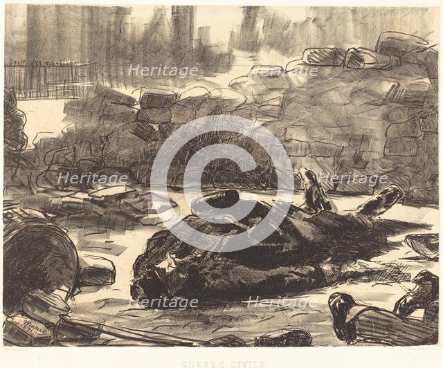 Civil War (Guerre civile), 1871. Creator: Edouard Manet.