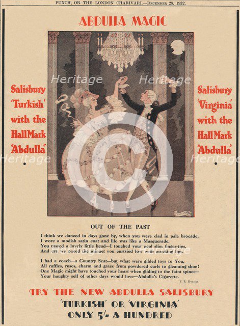 'Abdulla Magic - Out of the Past', 1932. Artist: Unknown.