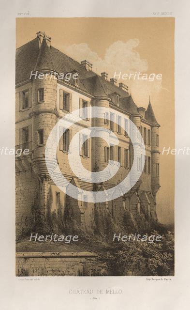 ...Pl. 35, Château De Mello (Oise), 1860. Creator: Victor Petit (French, 1817-1874).