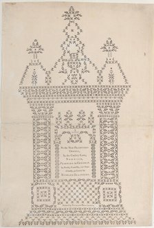 Trade Card for Richard Beatniffe, printer and bookseller, 1759-1818. Creator: Richard Beatniffe.