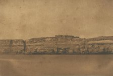 Vue de Djebel-el-teir et du Convent de la Poulie, 1850. Creator: Maxime du Camp.