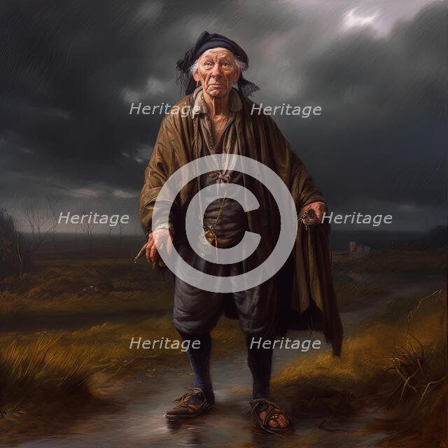 AI IMAGE - King Lear, 2023. Creator: Heritage Images.