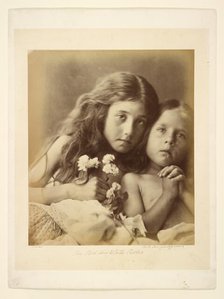 The Red and White Roses, 1865. Creator: Julia Margaret Cameron.