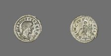 Denarius (Coin) Portraying the Emperor Maximus, late 235-early 236. Creator: Unknown.