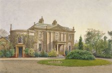 View of the front of Carroun House, South Lambeth Road, Lambeth, London, 1887. Artist: John Crowther
